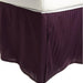 Egyptian Cotton 300 Thread Count Stripe Bed Skirt - Plum