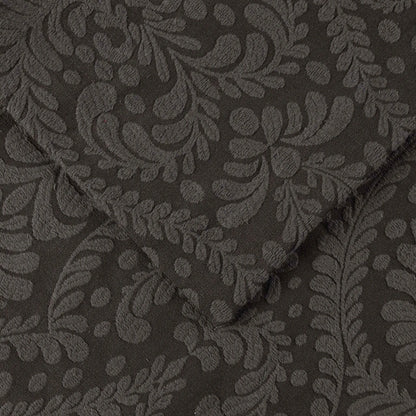 Aspen Cotton Blend Jacquard Woven Floral Scalloped Edges Bedspread Set