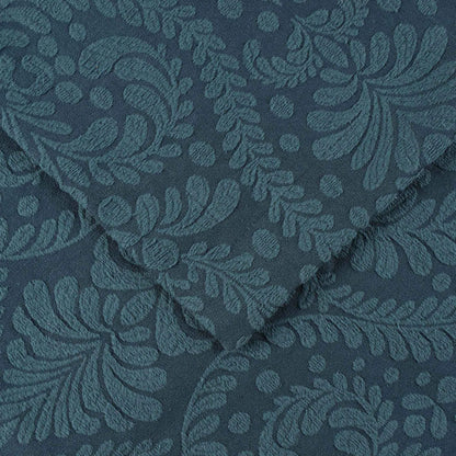 Aspen Cotton Blend Jacquard Woven Floral Scalloped Edges Bedspread Set