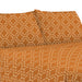 Cotton Flannel Trellis Deep Pocket Sheet Set - Pumpkin
