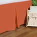 Egyptian Cotton 300 Thread Count Solid Bed Skirt - Pumpkin