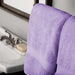 Egyptian Cotton Pile Plush Heavyweight Absorbent 3 Piece Towel Set - Purple