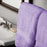 Egyptian Cotton Pile Plush Heavyweight Hand Towel Set of 4 - Purple