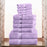Egyptian Cotton Plush Heavyweight Absorbent Luxury 10 Piece Towel Set - Purple