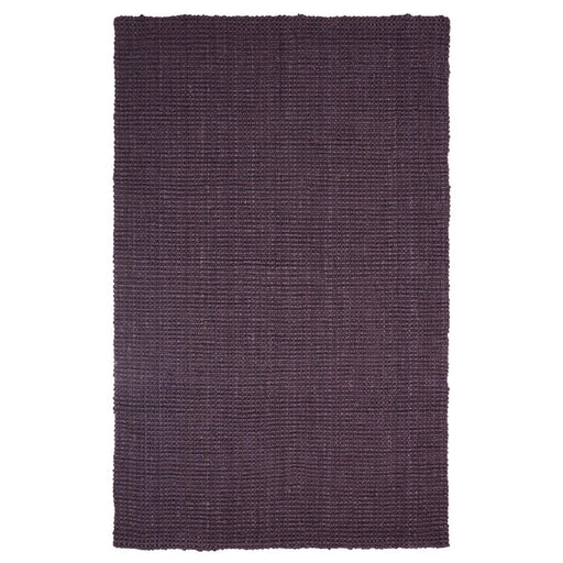 Kula Braided Jute Indoor Area Rug - Purple