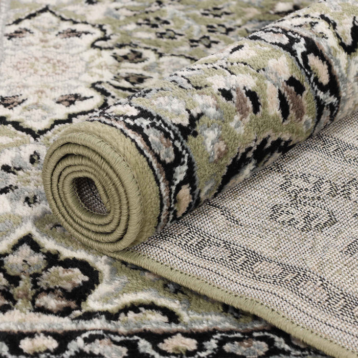 Radcliffe Traditional Floral Medallion Indoor Area Rug - Green