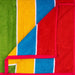 Rainbow Stripes Egyptian Cotton Oversized Beach Towel Set - Multicolored