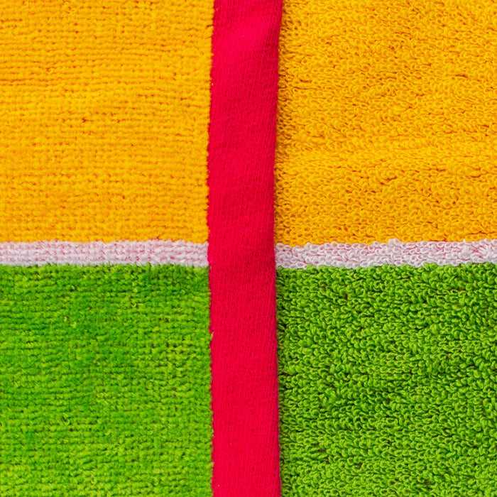 Rainbow Stripes Egyptian Cotton Oversized Beach Towel Set