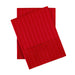Egyptian Cotton 300 Thread Count 2 Piece Striped Pillowcase Set - Red
