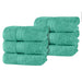 Atlas Cotton Plush Absorbent Heavyweight Luxury Hand Towel Set of 6 - Rivulet