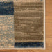 Rockwood Contemporary Geometric Patchwork Indoor Area Rug or Runner - Midnight/Navy Blue