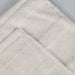 Roma Cotton Ribbed Textured Bath Towels, Set of 3 - Ivory