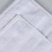 Roma Cotton Ribbed Textured Bath Towels, Set of 3 - White