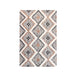 Talluah Hand-Tufted Cotton/Wool Textured Geometric Farmhouse Area Rug - Rust/Black