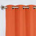 Solid Machine Washable Room Darkening Blackout Curtains, Set of 2 - Blue Nile Mills