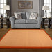 Natural Classic Jute Indoor Area Rug - Rust