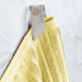 Cotton Ribbed Textured Medium Weight 6 Piece Towel Set - Golden Mist