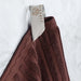 Cotton Ribbed Textured Medium Weight 8-Piece Towel Set - Java