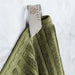 Cotton Ribbed Textured Medium Weight 6 Piece Towel Set - Sage