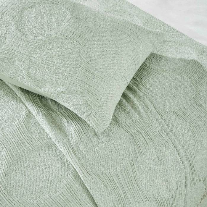 Tanta Cotton Medium Weight Crinkle Woven Coverlet