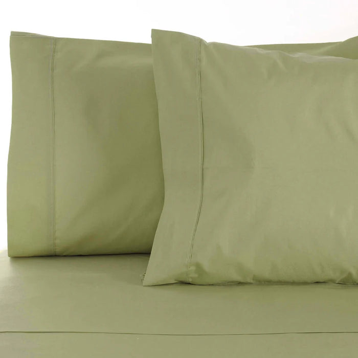 Egyptian Cotton 530 Thread Count Solid Pillowcase Set of 2 - Sage