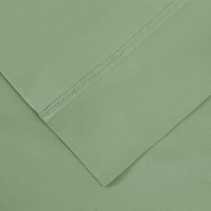 1000 Thread Count Wrinkle Resistant Pillowcase Set - Sage