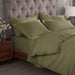 Egyptian Cotton 300 Thread Count Solid Duvet Cover Set - Sage