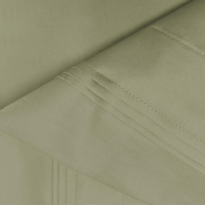 650 Thread Count Egyptian Cotton Solid Pillowcase Set - Sage