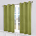 Solid Machine Washable Room Darkening Blackout Curtains, Set of 2 - Sage