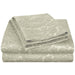 600 Thread Count Cotton Blend Italian Paisley Deep Pocket Sheet Set - Sage