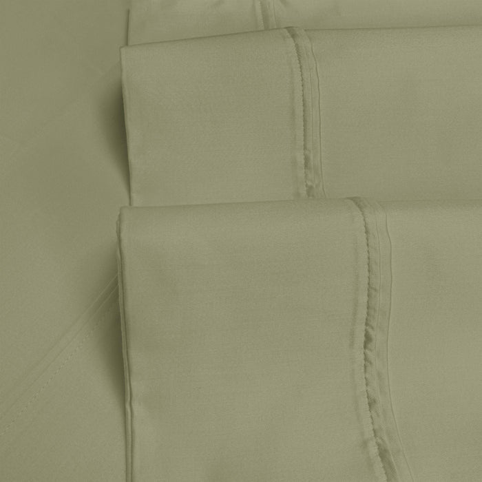 1200 Thread Count Egyptian Cotton Deep Pocket Bed Sheet Set - Sage