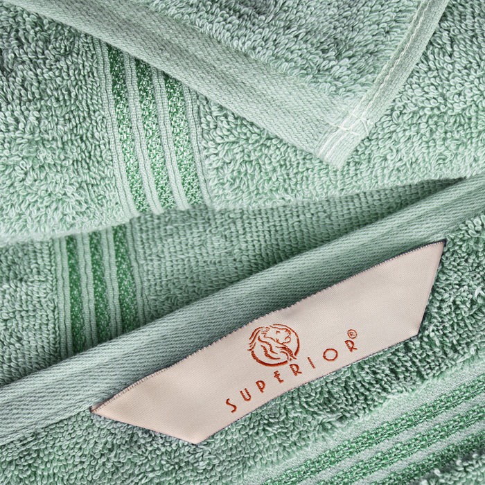 Egyptian Cotton Highly Absorbent Solid 9-Piece Ultra Soft Towel Set - Sage