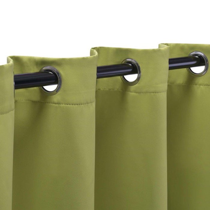 Solid Classic Modern Grommet Blackout Curtain Set