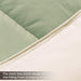 Brushed Microfiber Reversible Comforter - Ivory/Sage