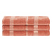 Rayon from Bamboo Blend Solid 6 Piece Hand Towel Set - Salmon