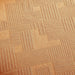 Geometric Fret Cotton Jacquard Matelasse Scalloped Bedspread Set - Salmon