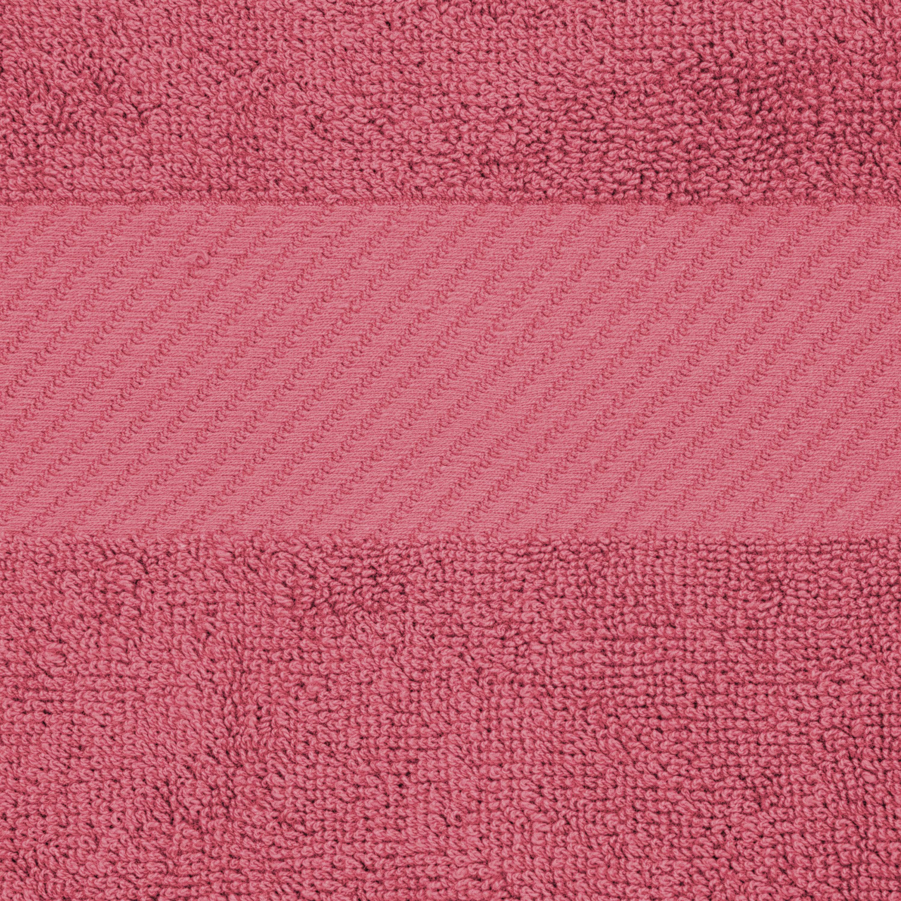 Kendell Egyptian Cotton 4 Piece Bath Towel Set with Dobby Border - Blue Nile Mills