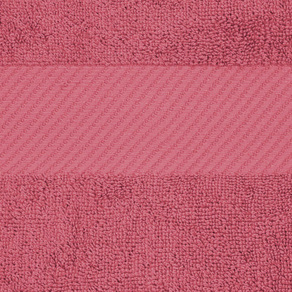 Kendell Egyptian Cotton 4 Piece Bath Towel Set with Dobby Border - Blue Nile Mills