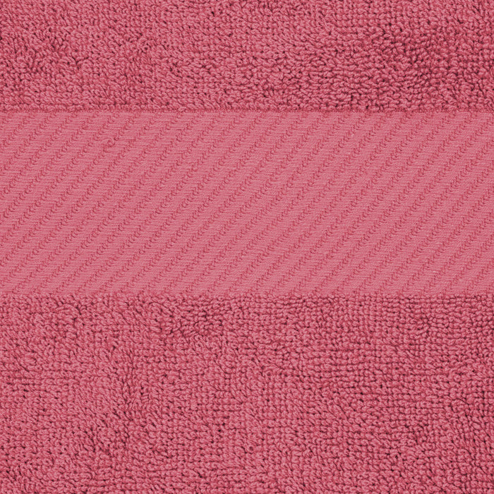 Kendell Egyptian Cotton 12 Piece Solid Towel Set - SandyRose