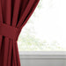 Solid Machine Washable Room Darkening Blackout Curtains, Set of 2 - Blue Nile Mills