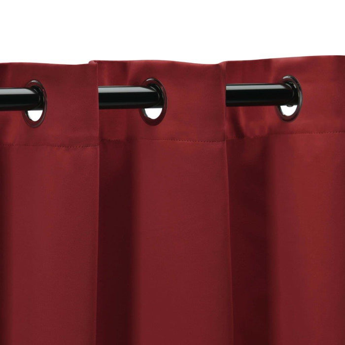 Solid Classic Modern Grommet Blackout Curtain Set