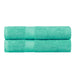 Kendell Egyptian Cotton Medium Weight Solid Bath Towel Set of 2 - SeaGreen