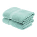 Egyptian Cotton Pile Plush Heavyweight Bath Towel Set of 2 - Sea Foam