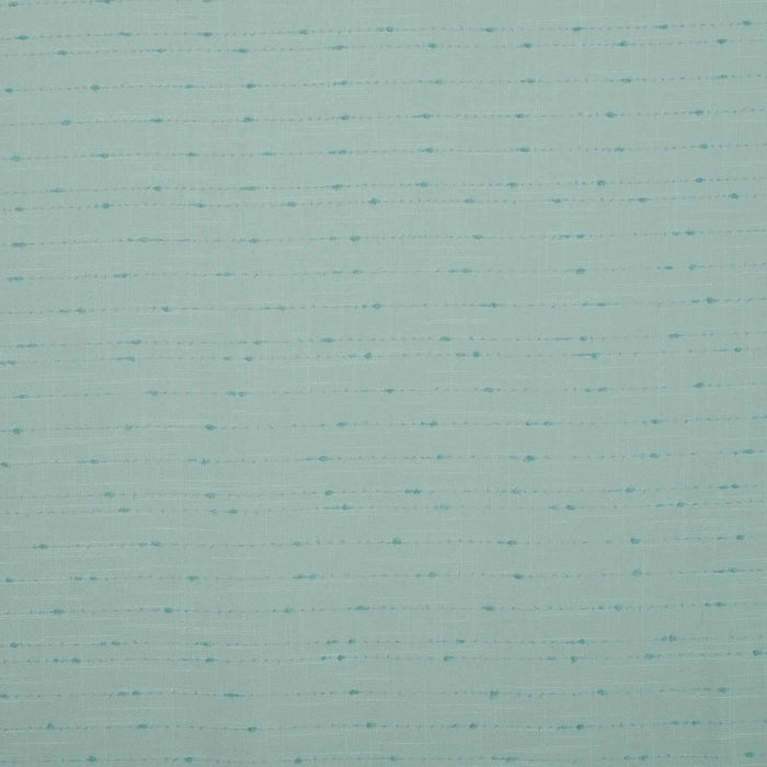 Meteorite Textured Striped Sheer Curtain Panel Set Of 2 - SeaFoam
