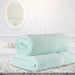 Egyptian Cotton Pile Plush Heavyweight Absorbent Bath Sheet Set of 2 - Seafoam