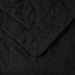 Serenity Cotton Matelasse Weave Jacquard Celtic Circle Bedspread Set - Black