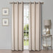 Blackout Solid Shimmer Grommet Curtain Panel Set 42" - Ivory