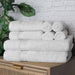 Egyptian Cotton Highly Absorbent Solid 8 Piece Ultra Soft Towel Set - Silver