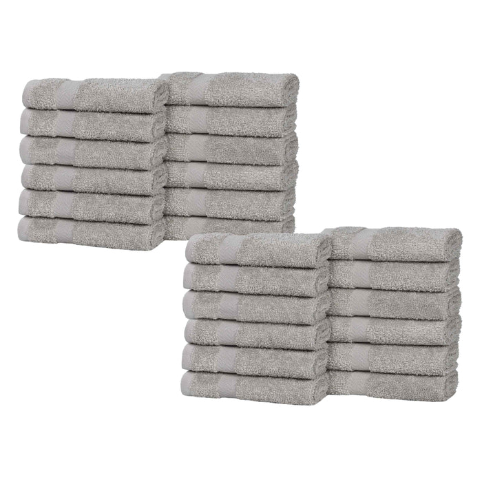 Franklin Cotton Eco Friendly 24 Piece Face Towel Set