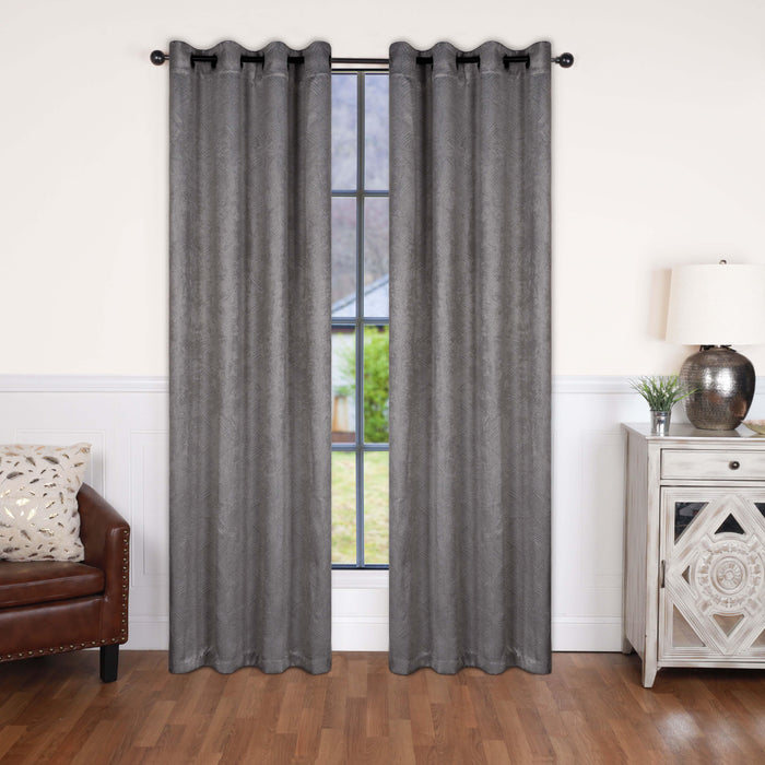 Waverly Modern Washable Room Darkening Blackout Curtain Panel Set